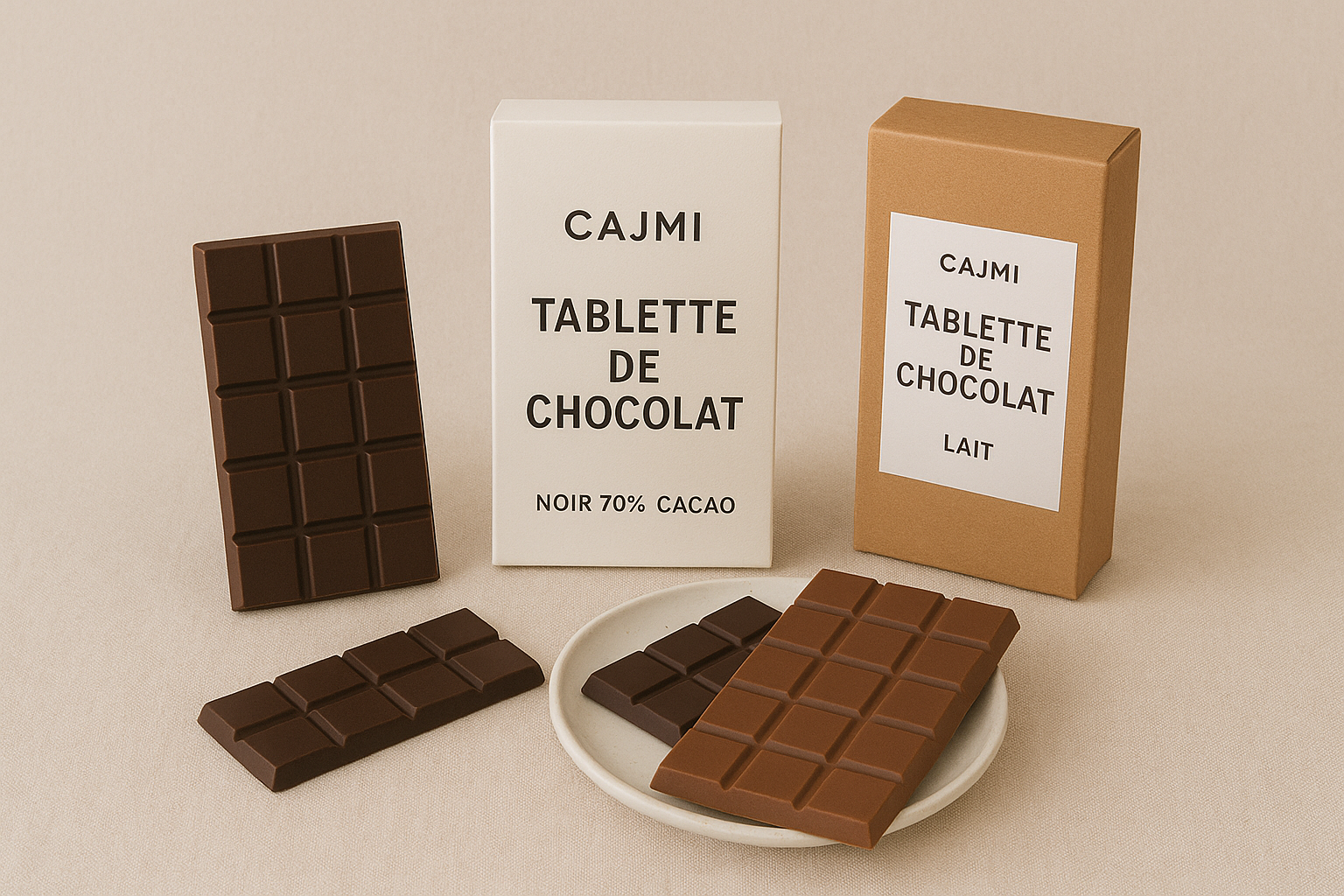 Tablettes de chocolat