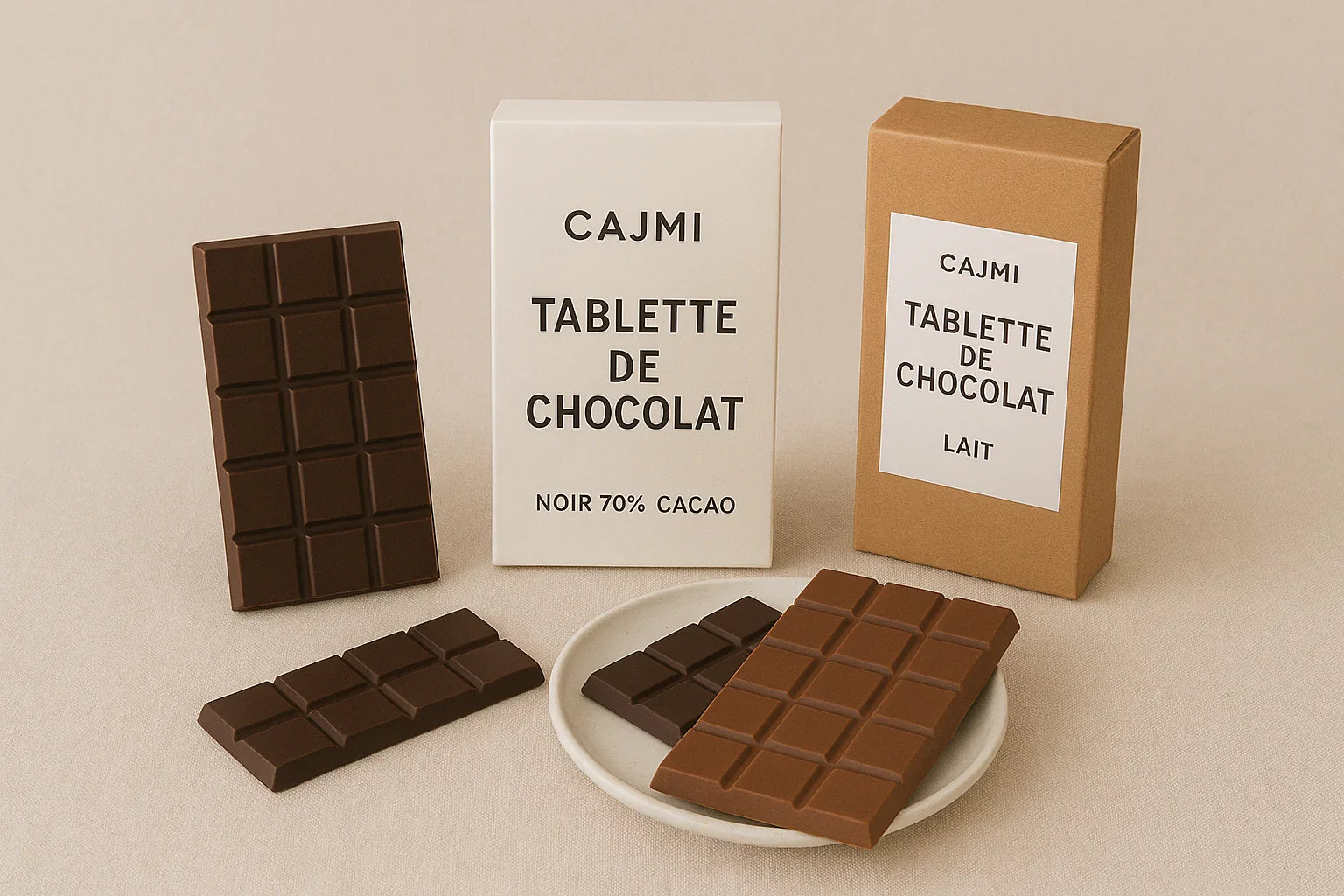 Tablettes de chocolat
