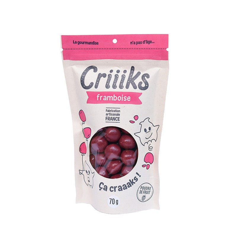 CRIIIKS - Billes de céréales Framboise - 65g