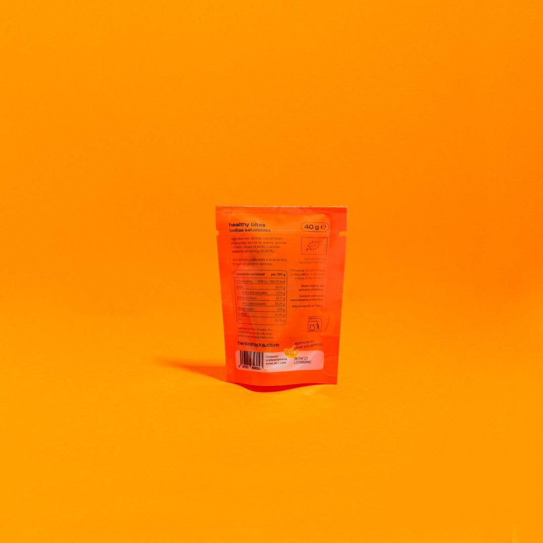 Henko - Bouchées saines orange et cannelle 40g Bio