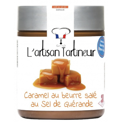 Pâte à tartiner - Caramel au beurre salé au sel de Guérande - L'artisan Tartineur