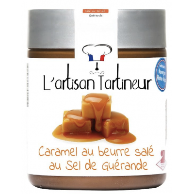 Pâte à tartiner - Caramel au beurre salé au sel de Guérande - L'artisan tartineur L'artisan Tartineur - artisanal