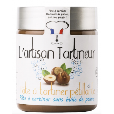 Spread - Milk & Hazelnut Sparkling 250g - L'artisan Tartineur