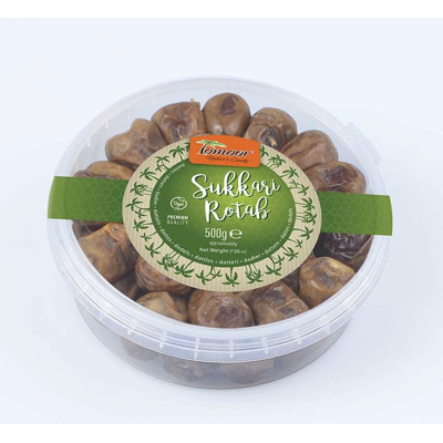 Dates Sukkari Rutab 500g - Tomoor