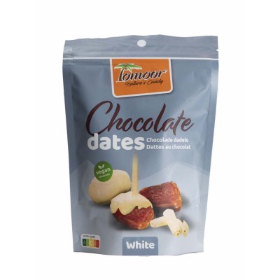 Dattes au chocolat blanc 150g - Tomoor - artisanal