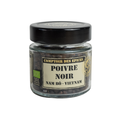 Comptoir des Epices - Poivre Noir du Vietnam 55g - Bio