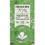 Organic Dark Chocolate Bar 70% & Peppermint 80g - Maison Bonange