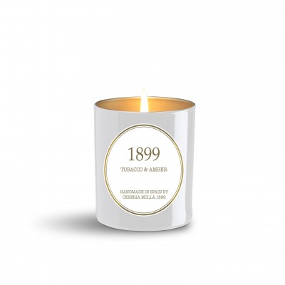 Bougie Tobacco & Amber premium 230gr - CERERIA MOLLA 1899 Cereria Molla 1899 - artisanal