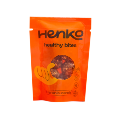 Henko - Bouchées saines orange et cannelle 40g Bio