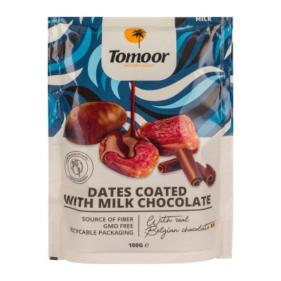 Dattes au Chocolat au Lait 100g - Tomoor