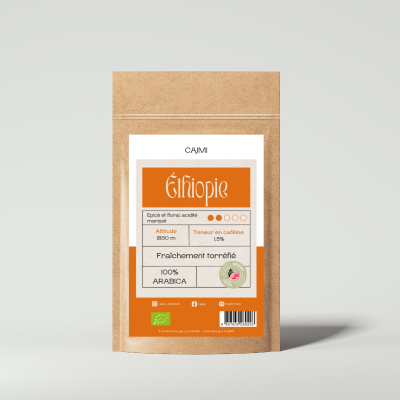 Café artisanal Ethiopie Moka BIO - 250g