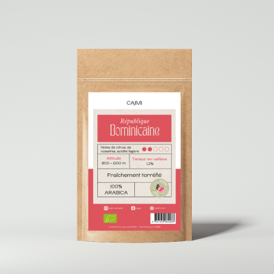 Café artisanal République Dominicaine 250g