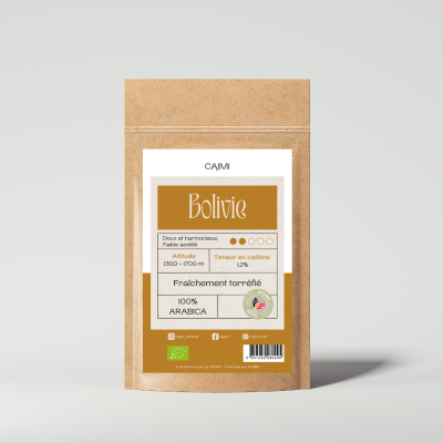 Café artisanal Bolivie Bio - 250g