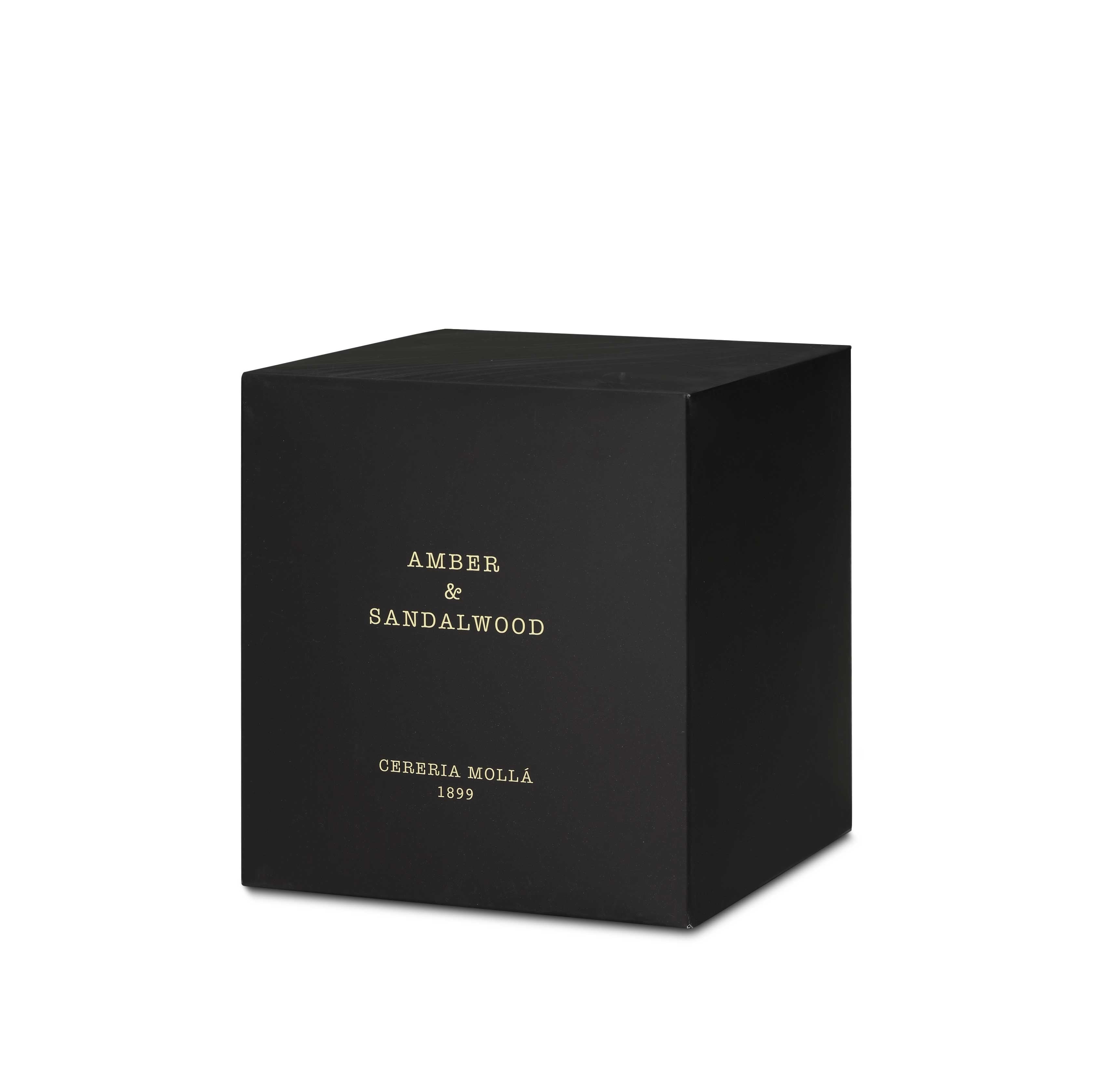 Bougie Parfumée Amber & Sandalwood 600g | Cereria Mollá 1899