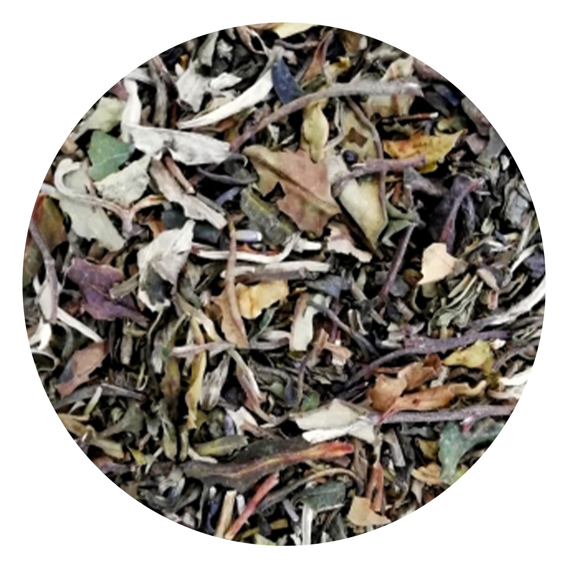 Organic lavender vanilla white tea