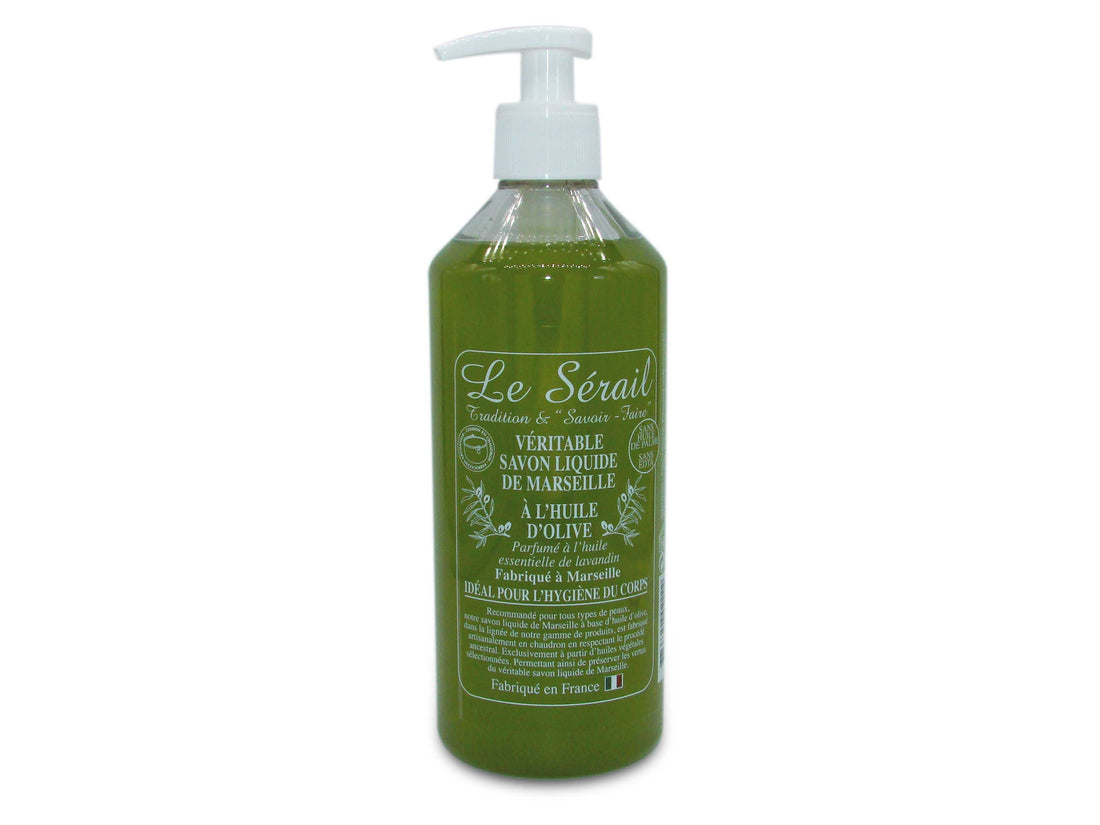 Savon liquide de Marseille à l'huile d'olive parfumé