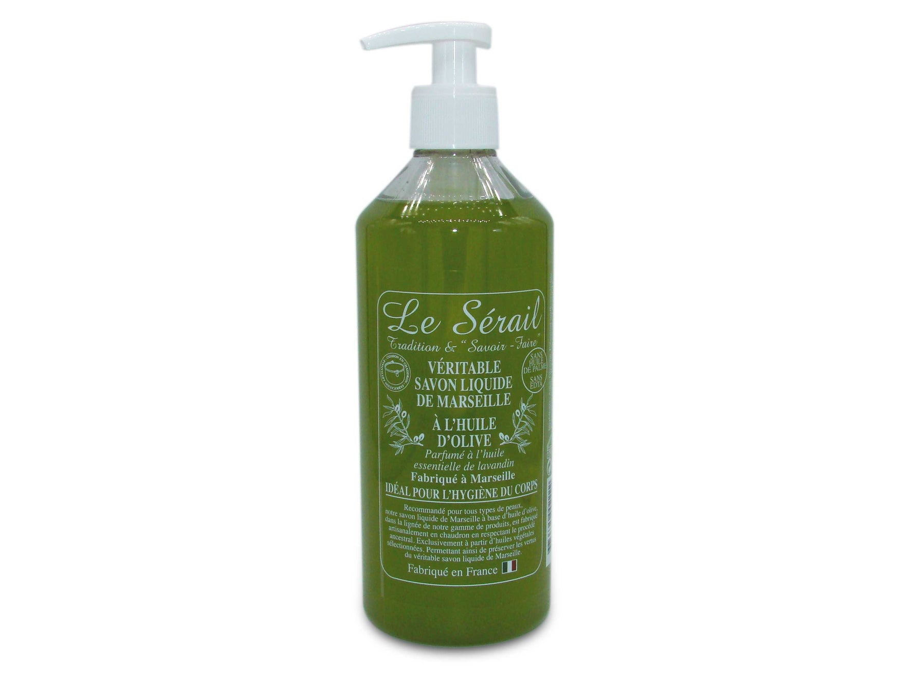 Savon liquide de Marseille à l'huile d'olive parfumé