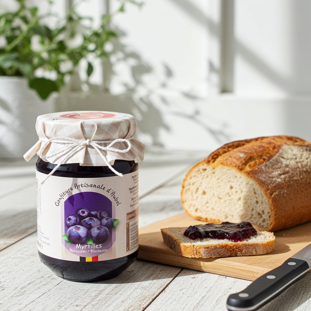 Confiture Artisanale Myrtille 330g I Siroperie d’Aubel