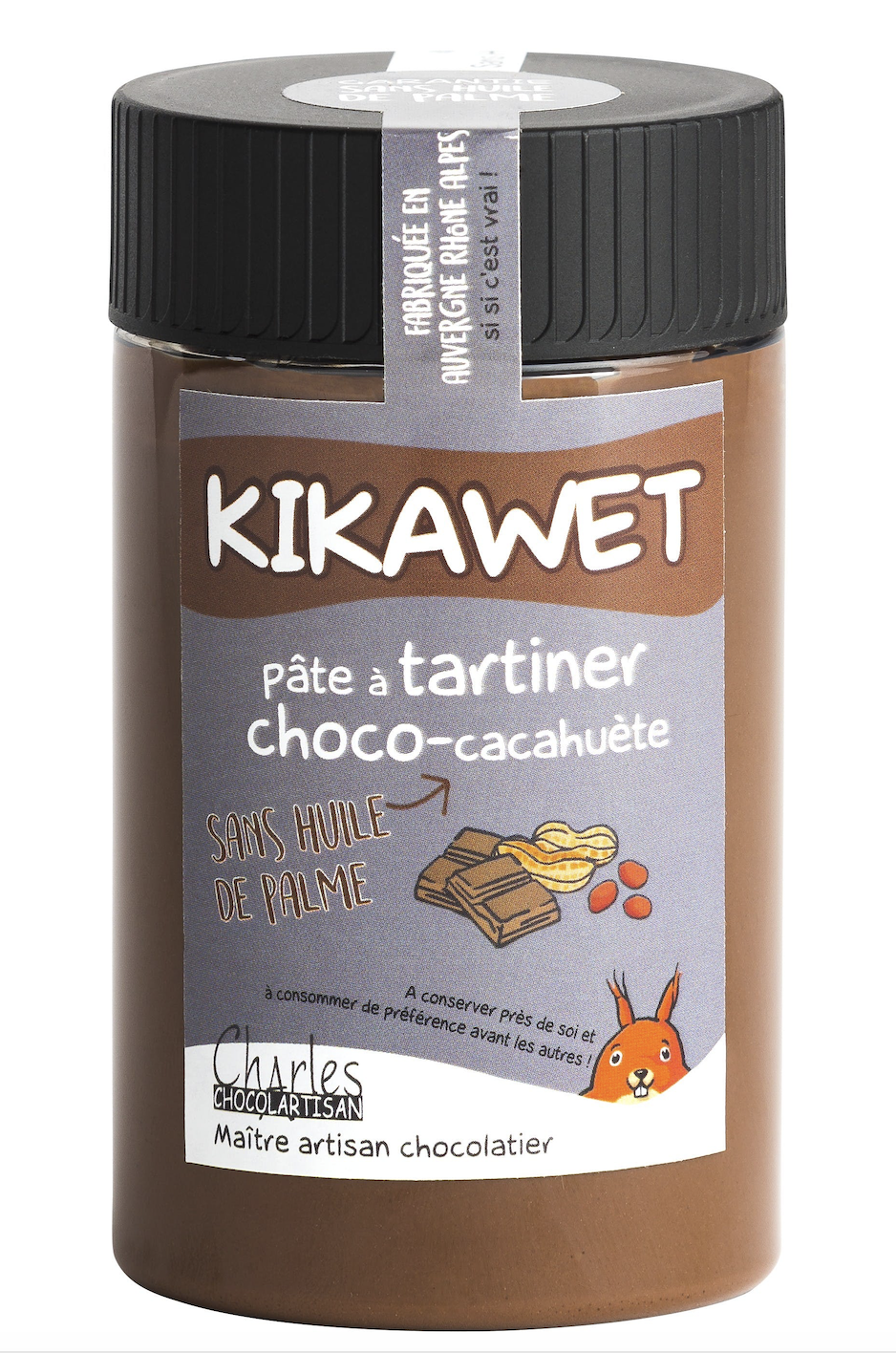 KIKAWET Spread - Chocolate Peanut 280g - Charles Chocolartisan