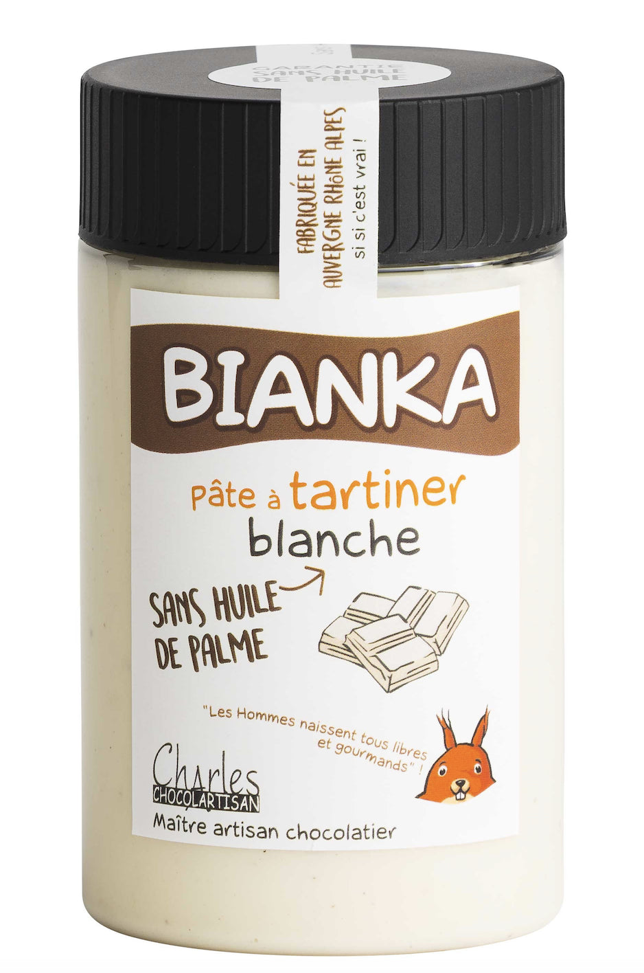 BIANKA Spread - White 280g - Charles Chocolartisan