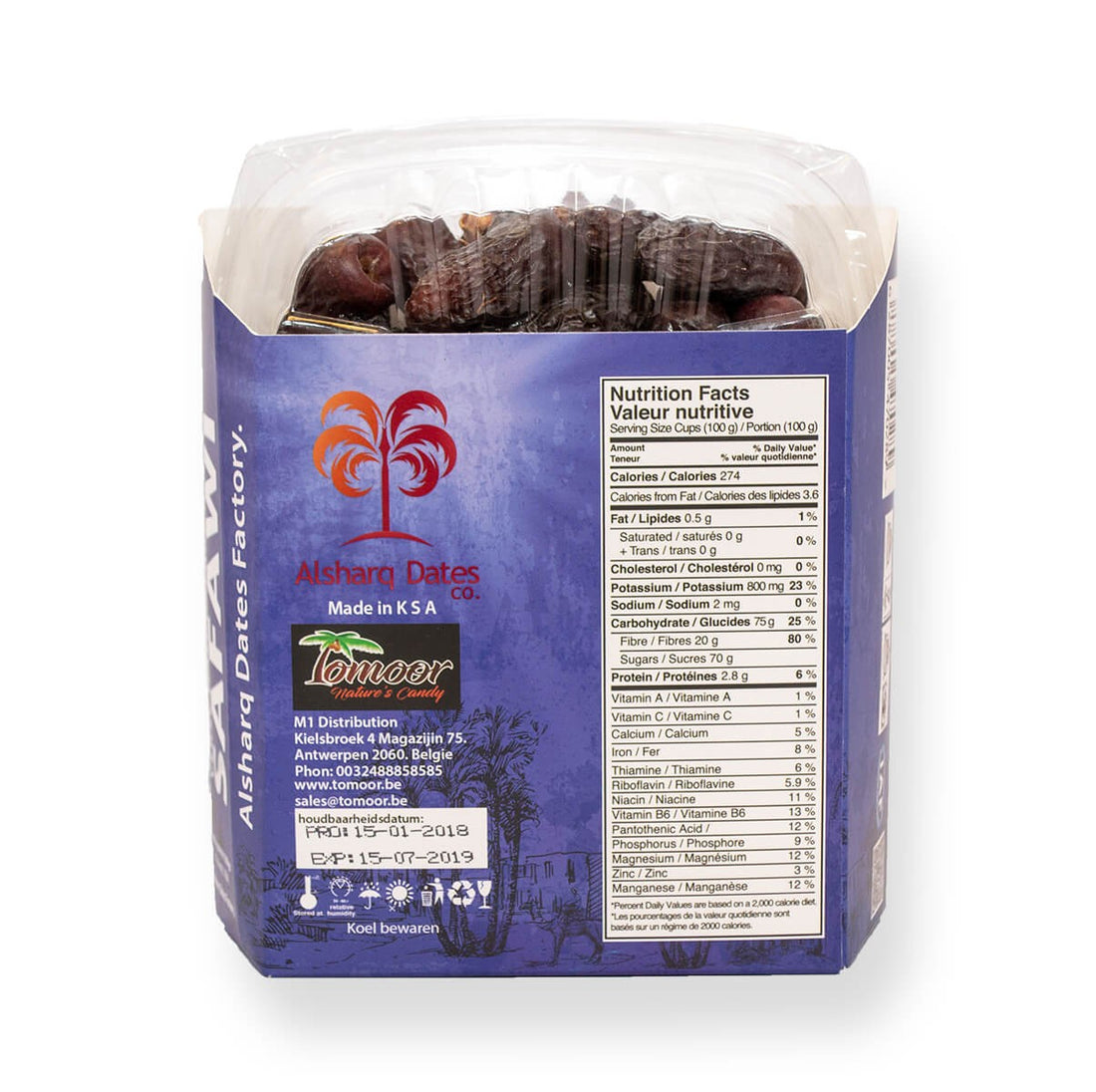 Dates Safawi 500g - Tomoor