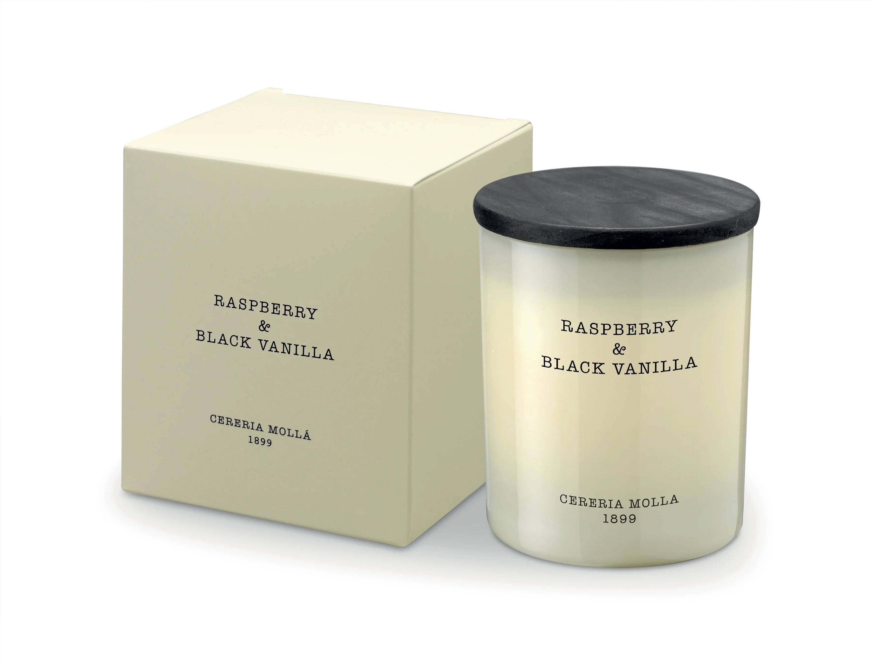 Bougie Parfumée Raspberry & Black Vanilla 230g | Cereria Mollá 1899