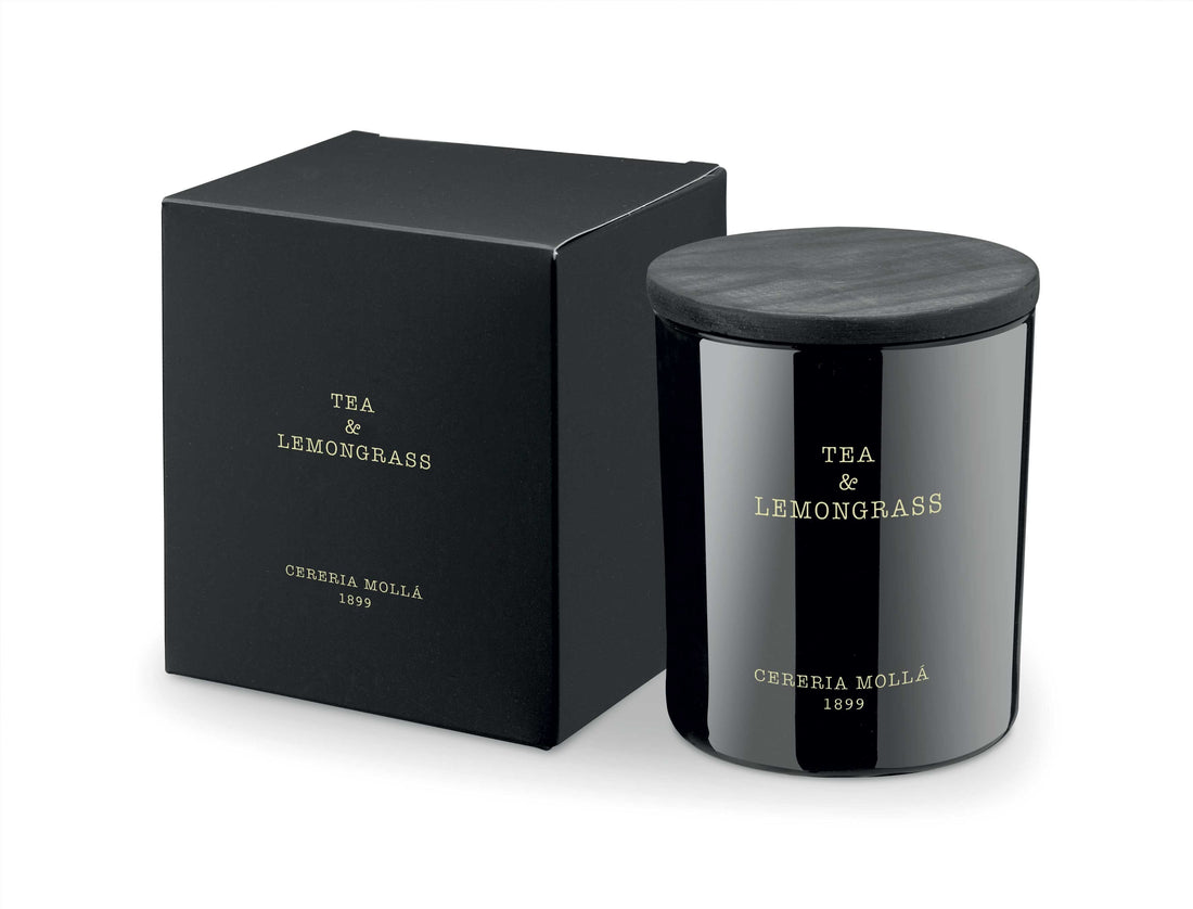 Bougie tea & lemongrass premium 230gr - CERERIA MOLLA 1899