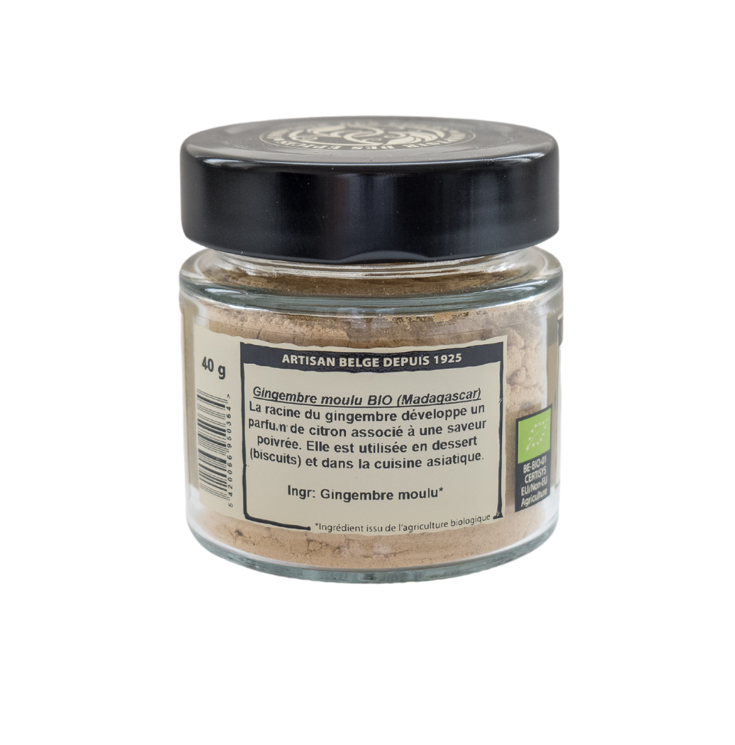 Comptoir des Epices - Ground Ginger 40g - Organic