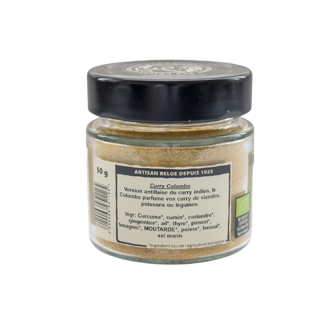 Colombo Curry Bio 50g | Comptoir des Épices