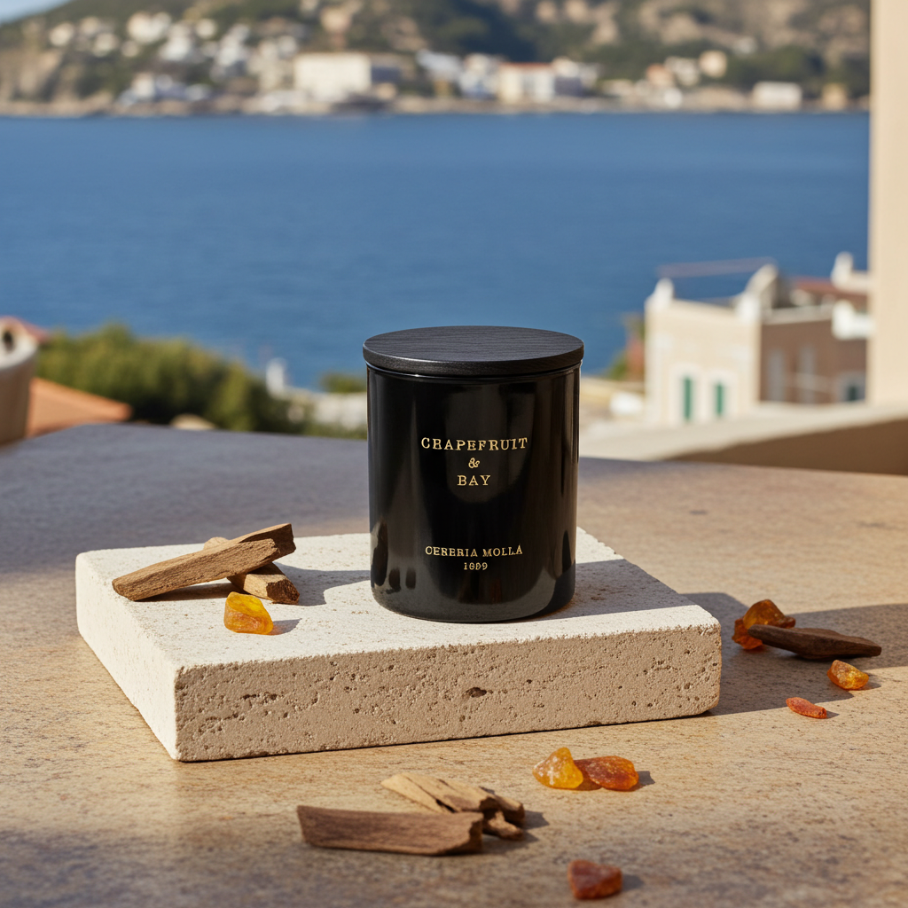 Bougie Parfumée Grapefruit & Bay 230g | Cereria Mollá 1899