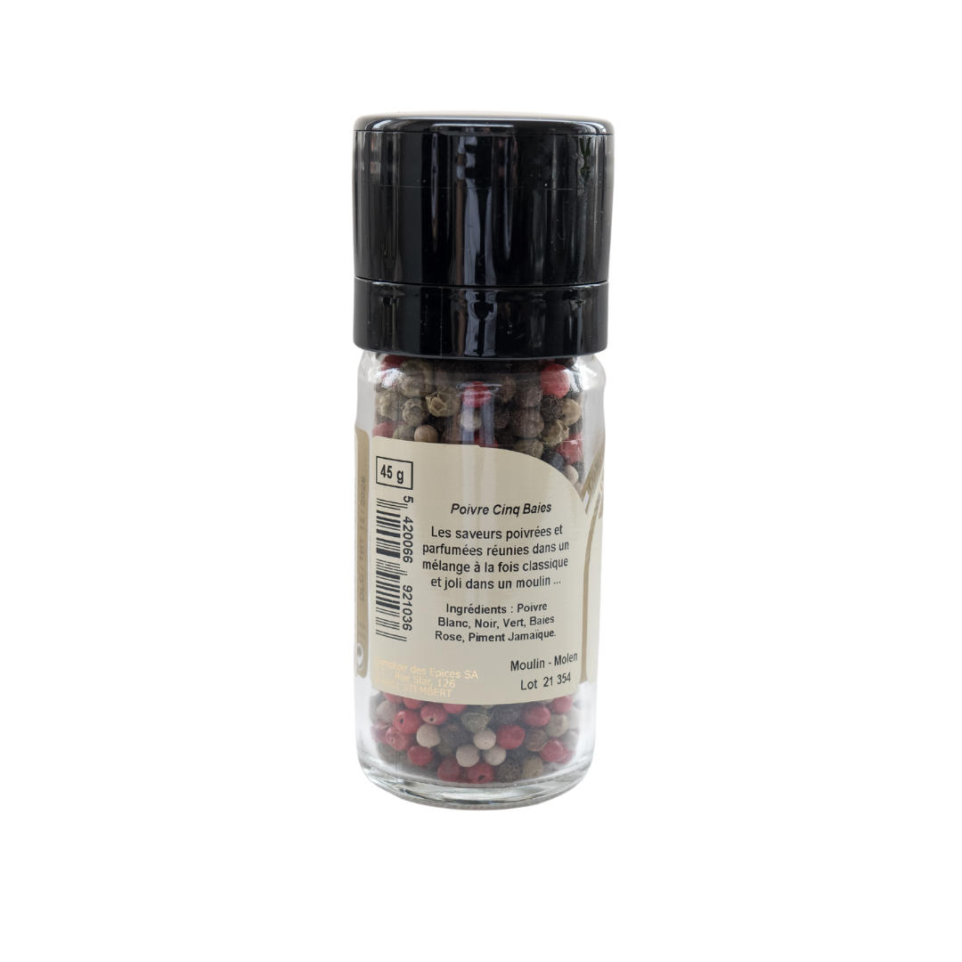 Comptoir des Epices - 5 Berries Pepper Mill 45g