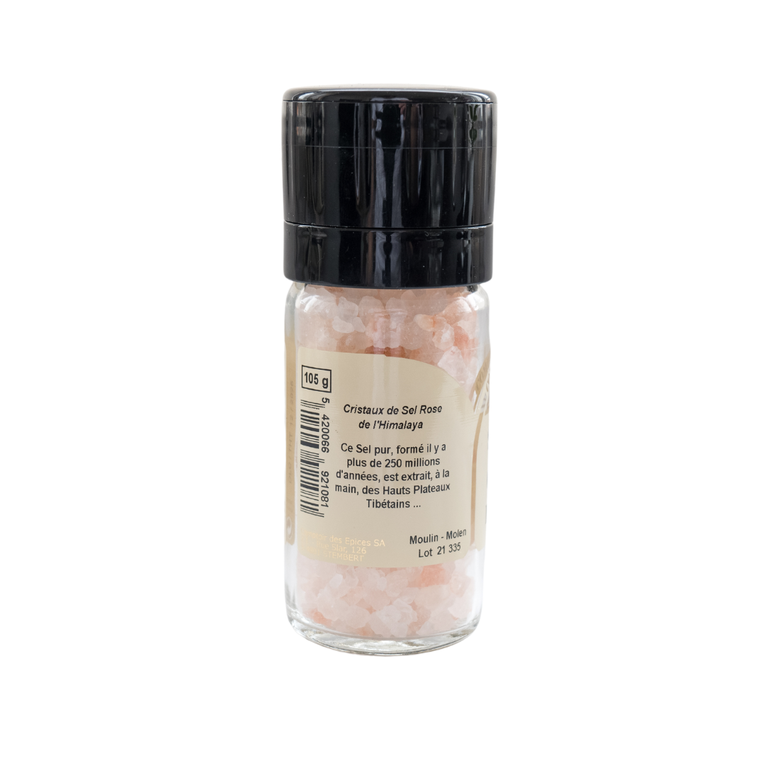 Himalaya Pink Crystal Salt Mill 105g | Comptoir des Épices