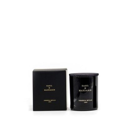 Basil &amp; Mandarin Scented Candle 230g | Cereria Molla 1899
