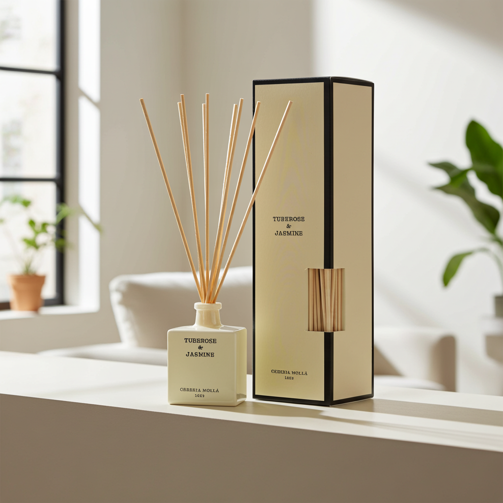 Mikado Tuberoos & Jasmijn Diffusor 100ml | Cereria Molla 1899