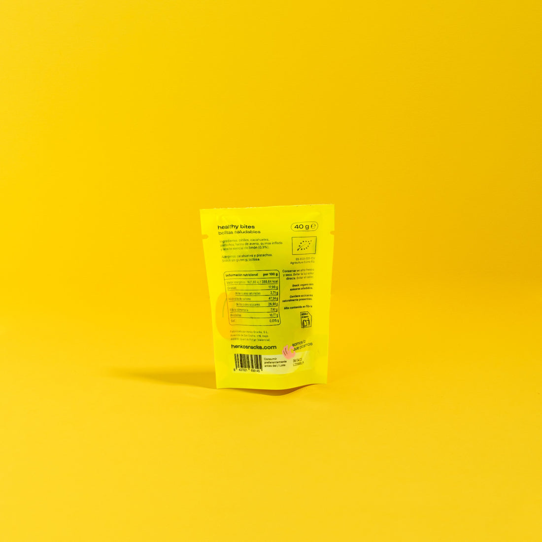 Henko - Bouchées saines citron et pistache 40g Bio