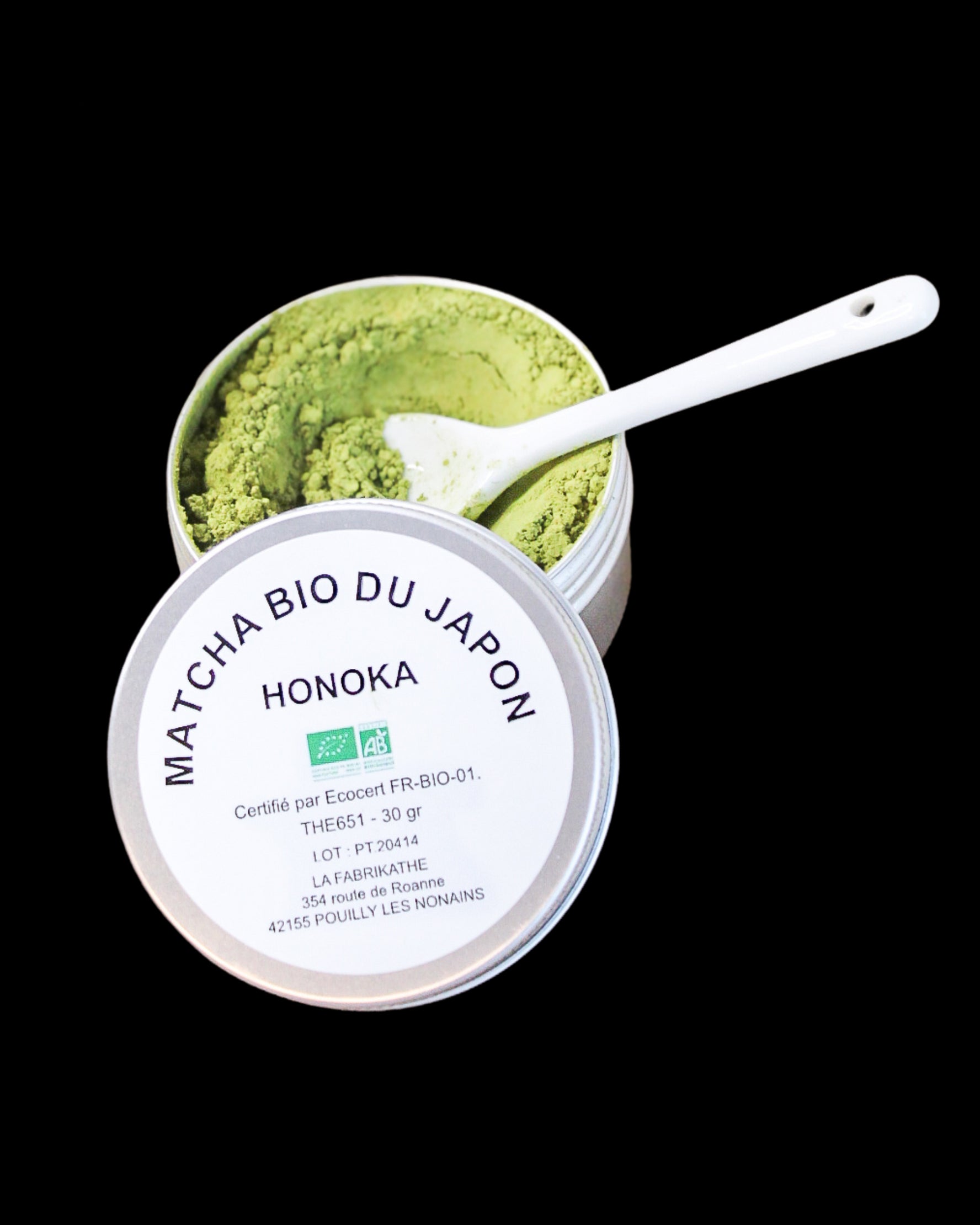 Thé vert Matcha Bio du Japon HONOKA 30g - FBKT