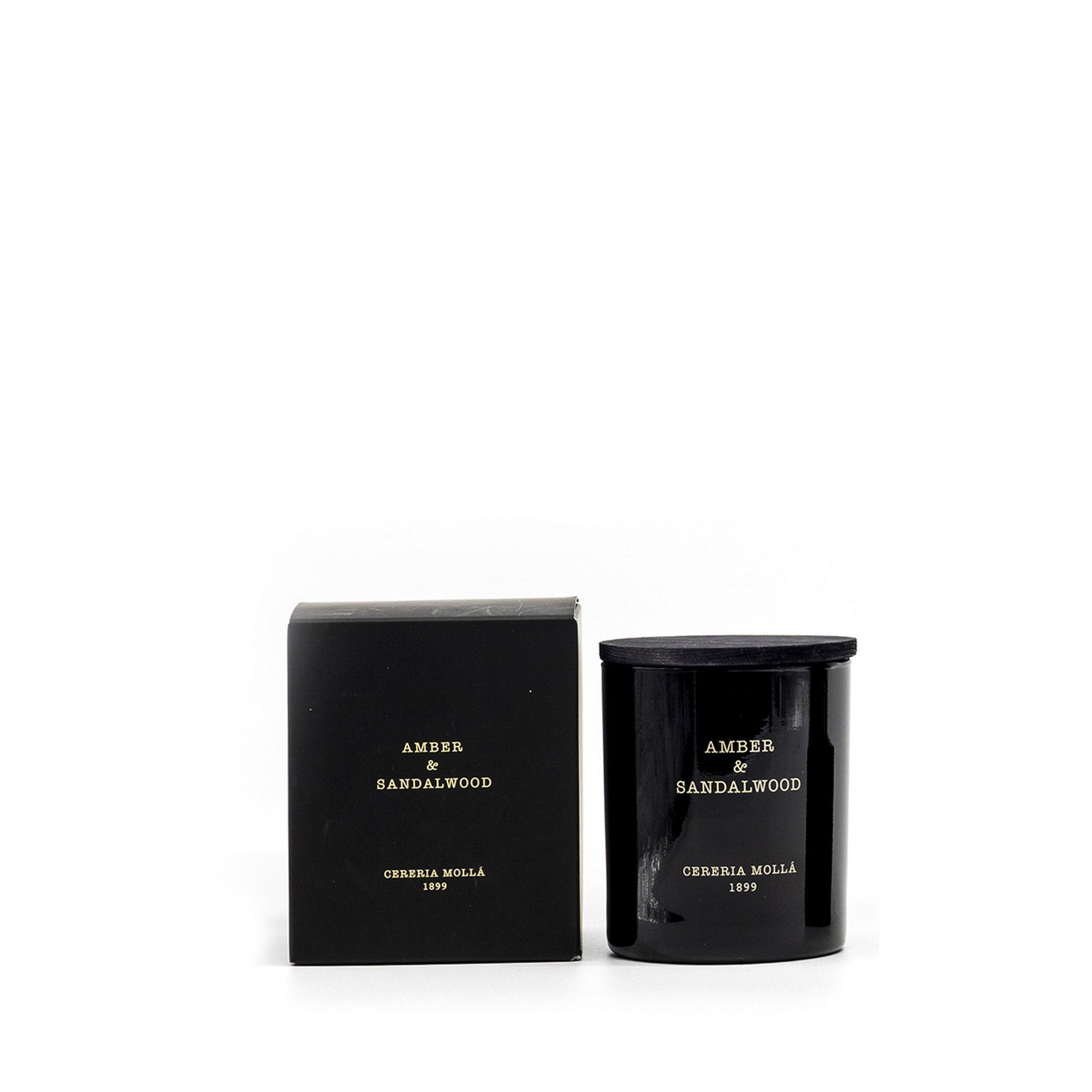 Bougie amber & sandalwood premium 230gr - CERERIA MOLLA 1899