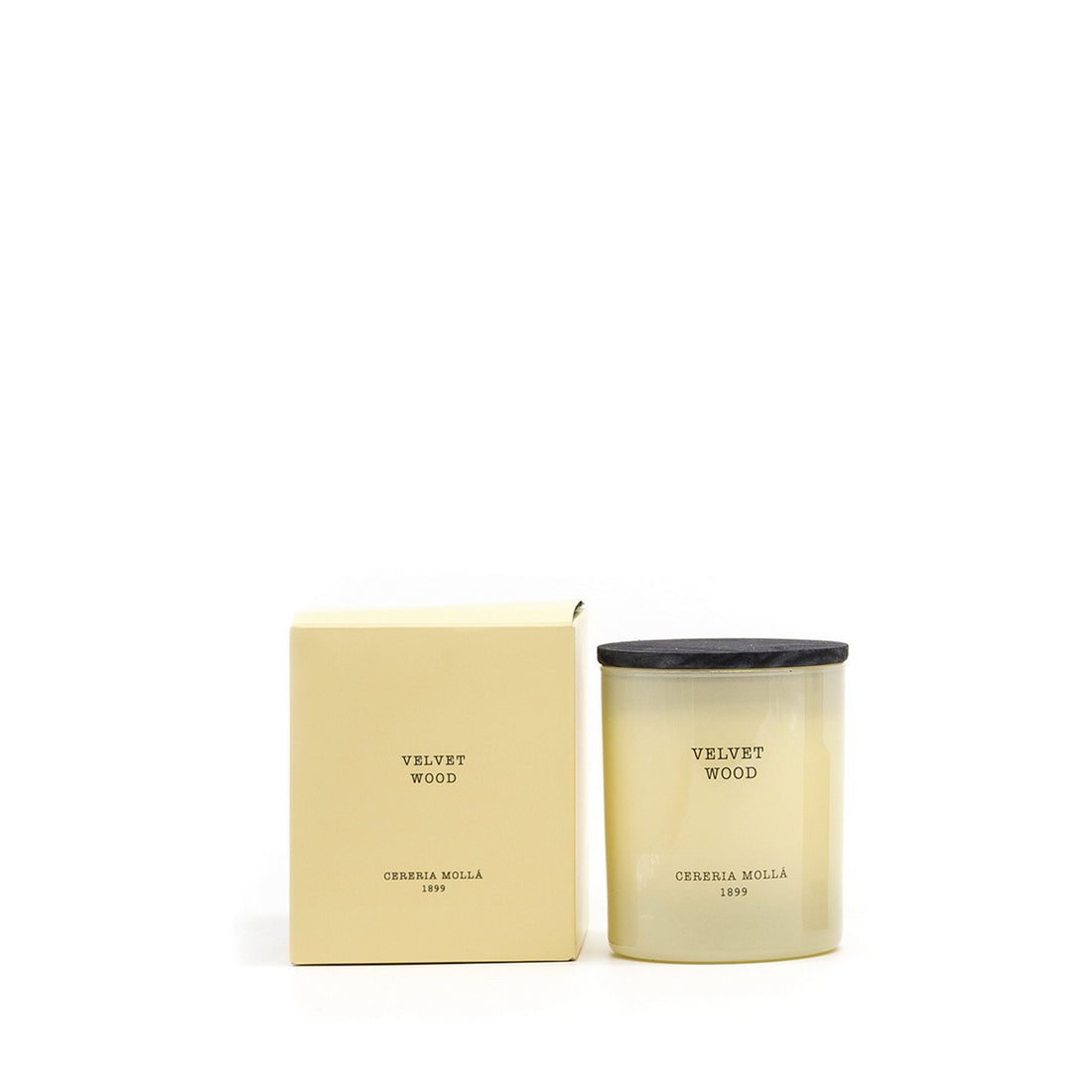 Bougie Velvet Wood premium 230gr - CERERIA MOLLA 1899