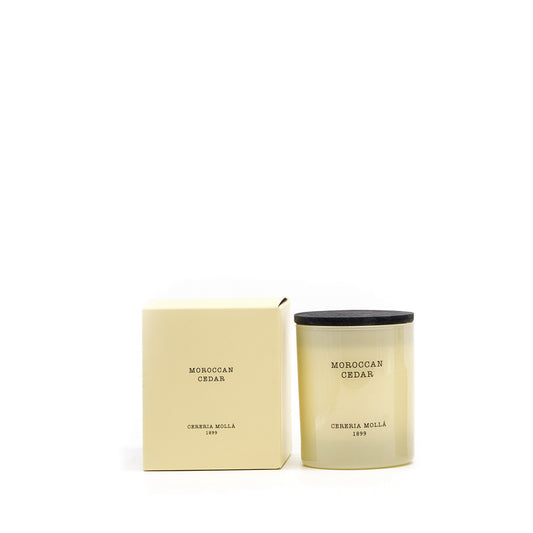Bougie Cèdre du Maroc premium 230gr - CERERIA MOLLA 1899