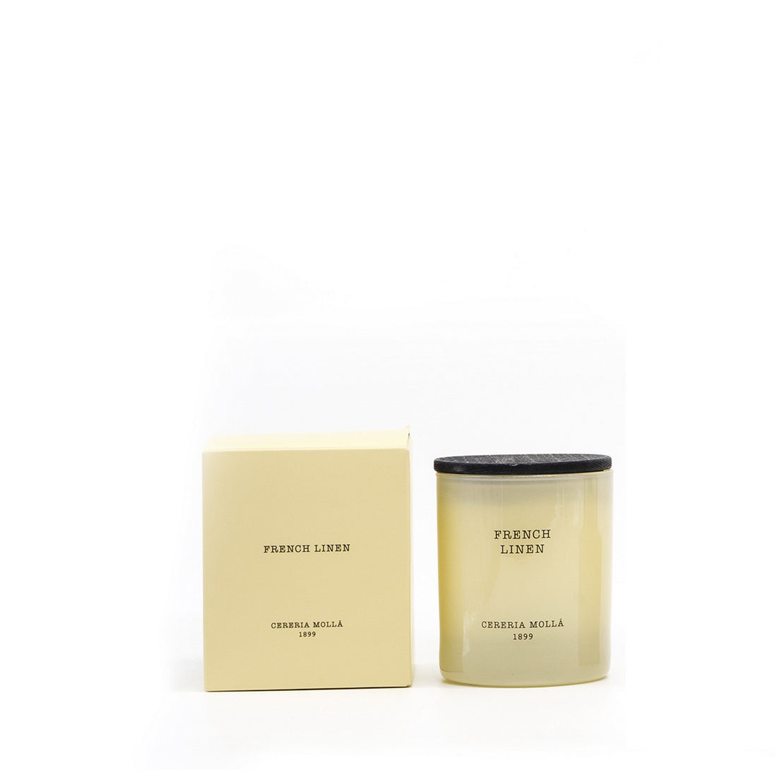 Bougie French Linen premium 230gr - CERERIA MOLLA 1899