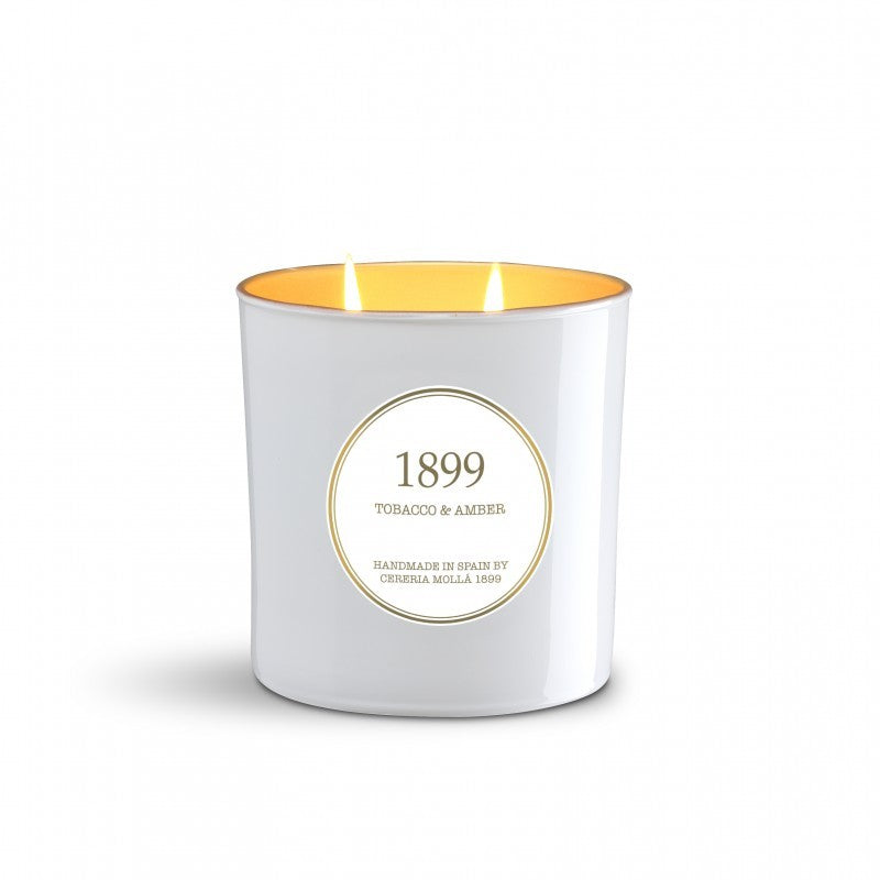 Bougie Tobacco & Amber Gold Edition 600gr - CERERIA MOLLA 1899