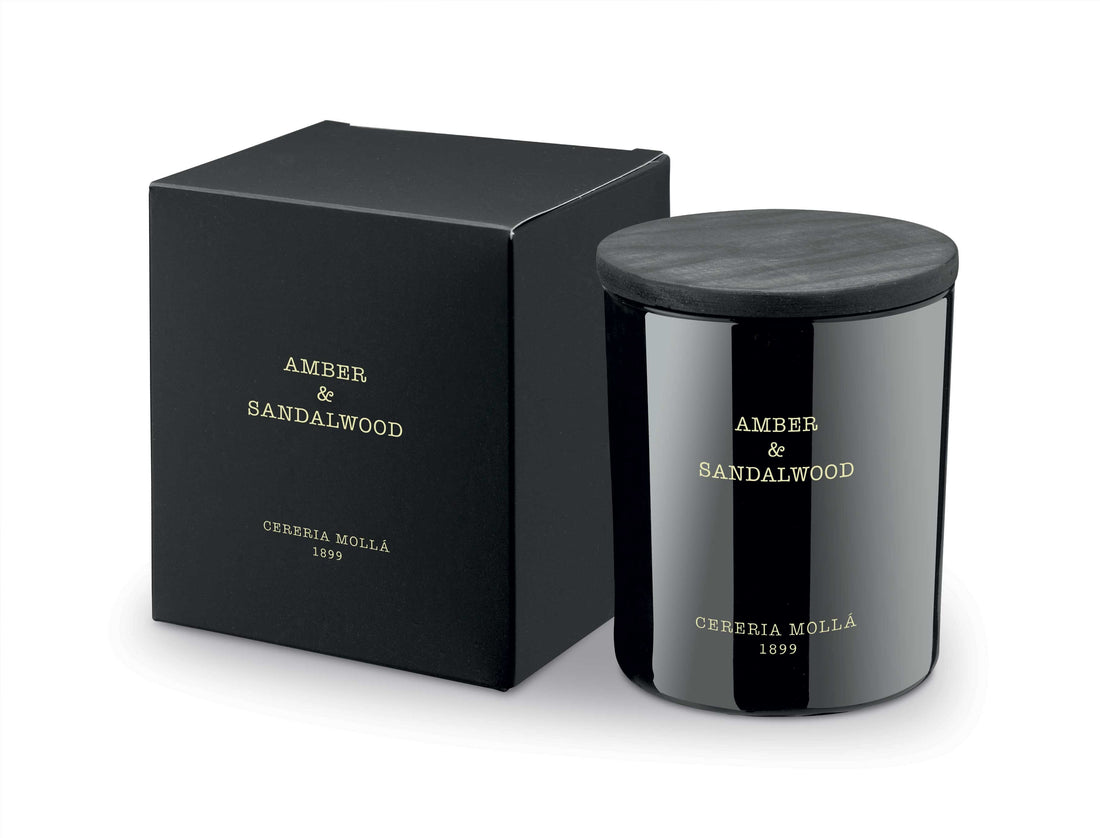 Bougie amber & sandalwood premium 230gr - CERERIA MOLLA 1899