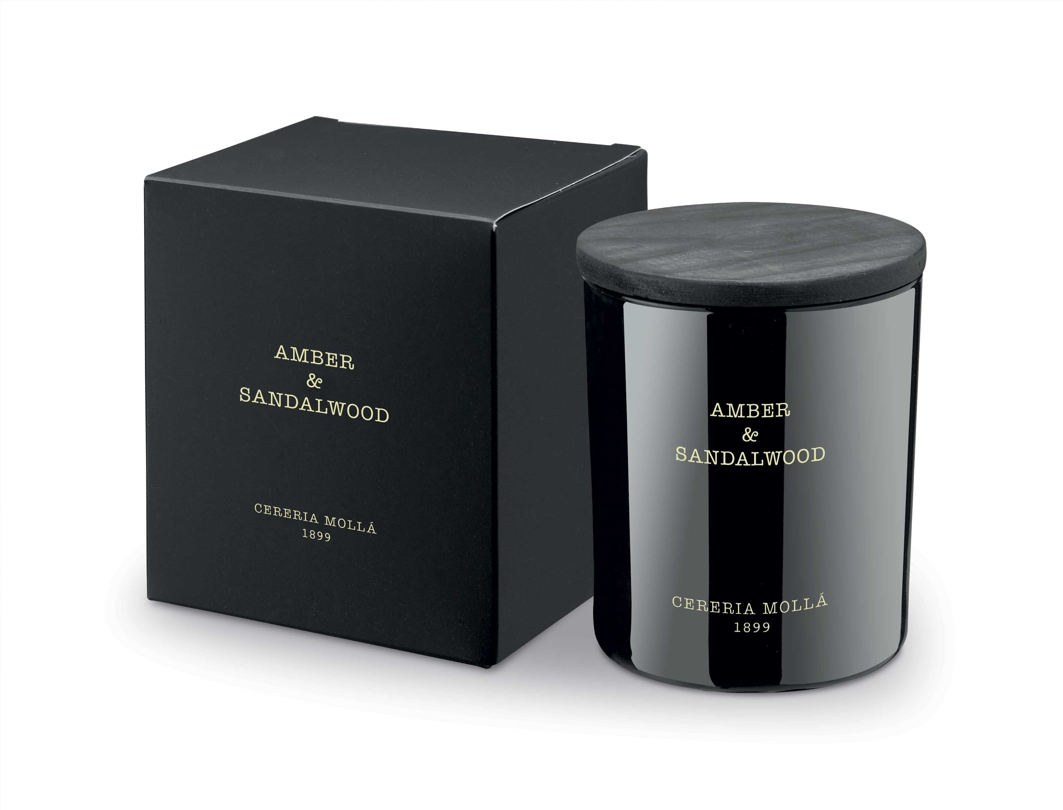 Bougie Parfumée Amber & Sandalwood 230g | Cereria Mollá 1899