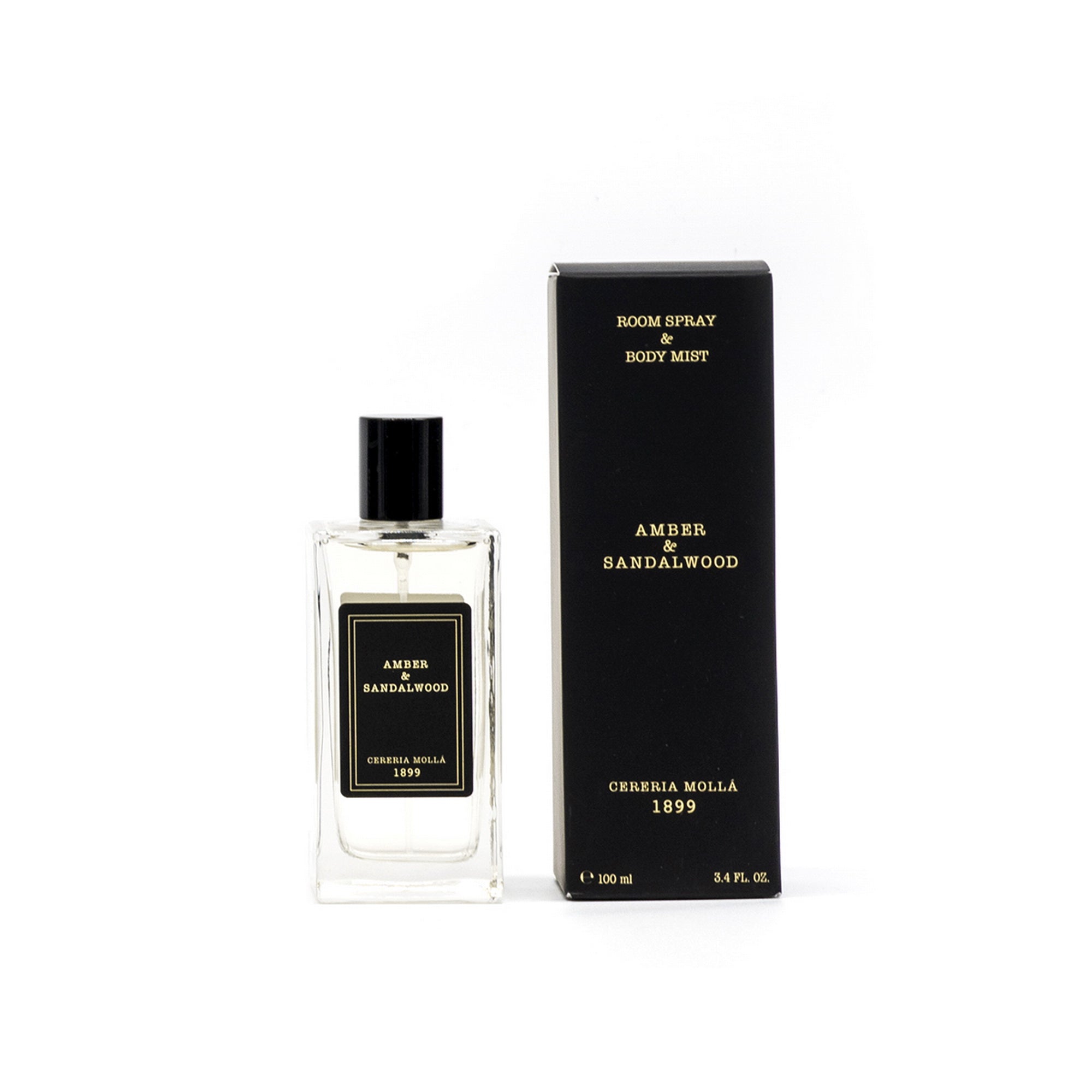 Brume Parfumée Amber & Sandalwood 100ml | Cereria Mollá 1899