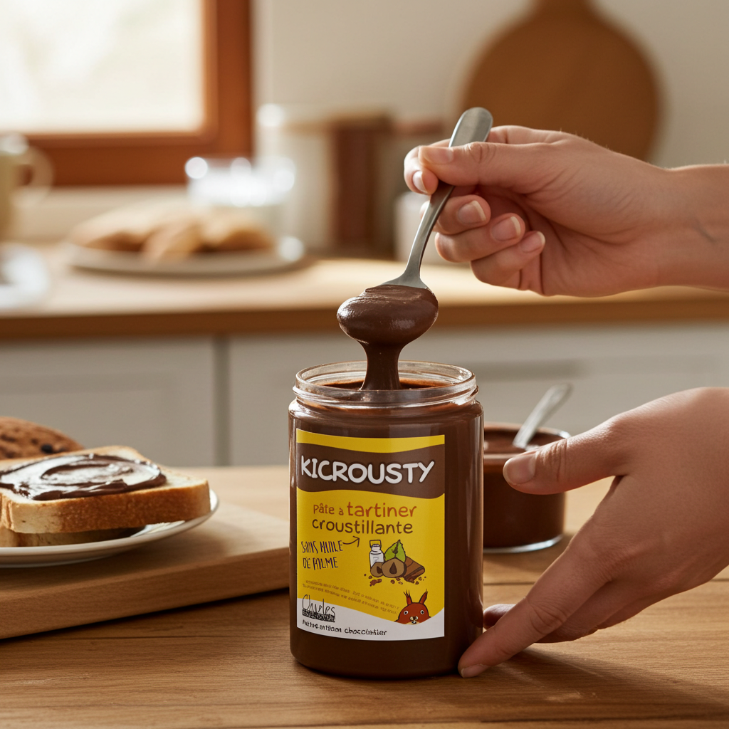 KICROUSTY Melk & Hazelnoot Crunch 280g | Charles Chocolartisan