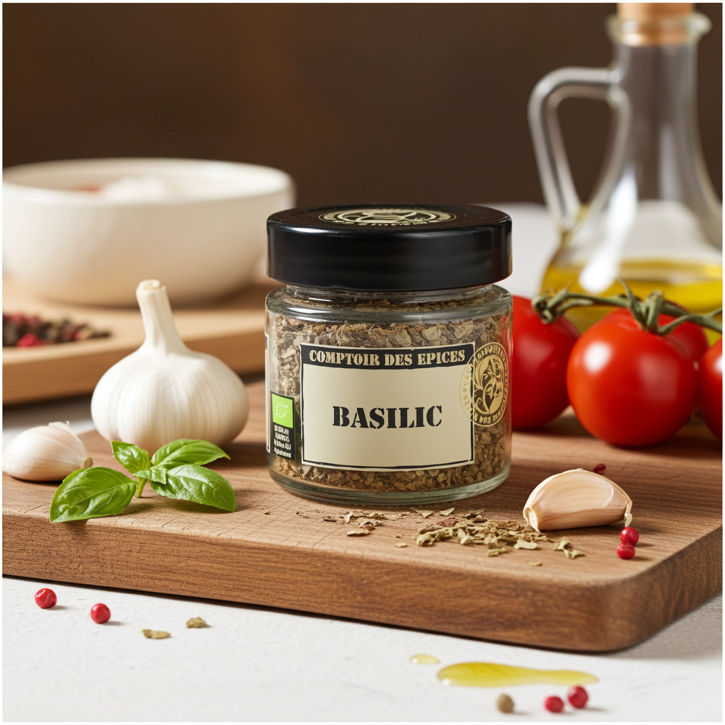 Basil Bio 20g | Comptoir des Épices