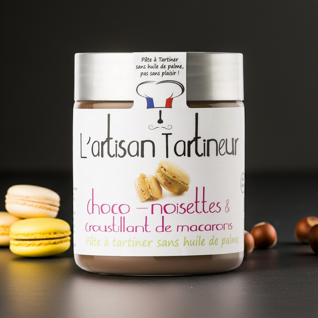 Hazelnoot & Macaronpasta 230g | L'Artisan Tartineur