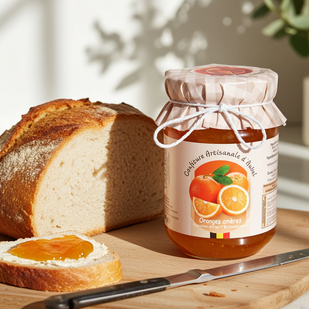 Ambachtelijke sinaasappeljam 330 g | Aubel Siroopfabriek