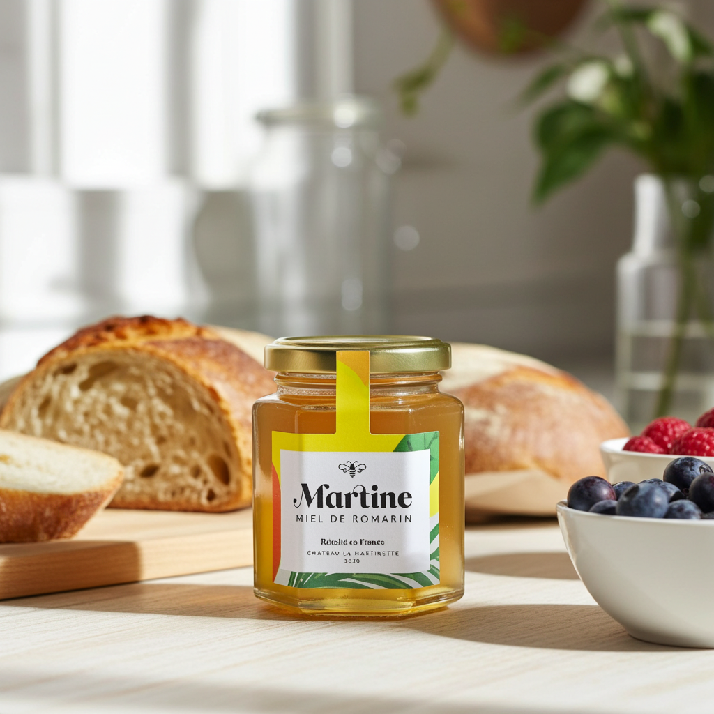 Miel de Romarin Artisanal 250g | Miel Martine