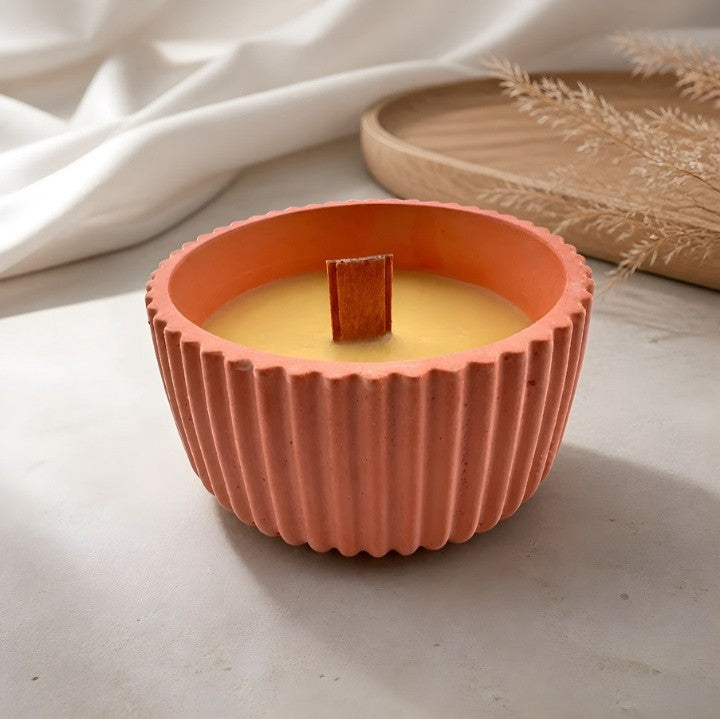 Bougie Parfumée Velours Vanille 350g | Lueur & Cire